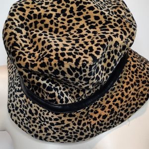 August leopard print bucket hat